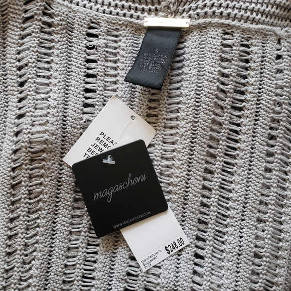 Magaschoni Open Knit Cardigan Sweater - Picture 13 of 14